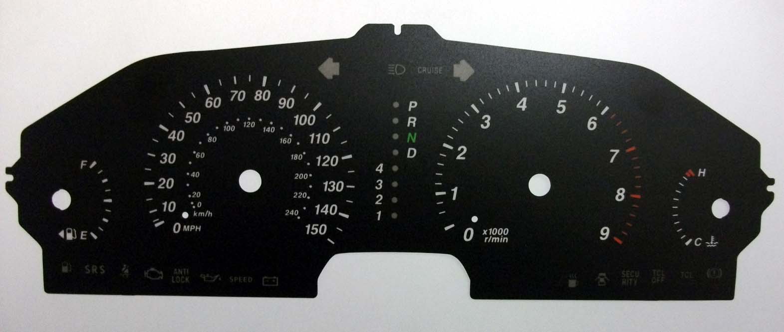 Magna. KMH to MPH Conversion Dial for imported vehicle. Part No. C474