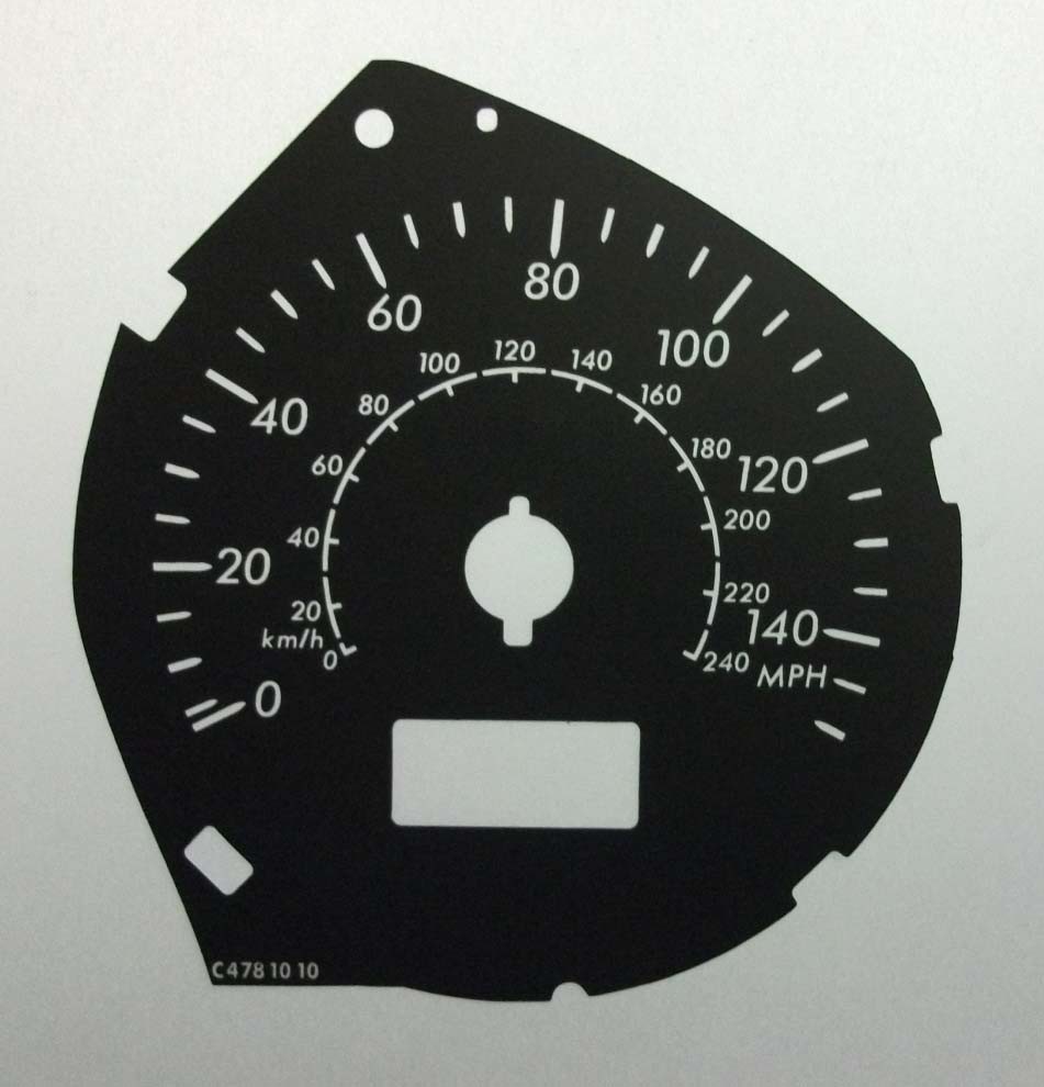 Tribeca. Conversion Dial for imported vehicle. Part No. C478