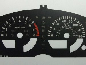 Navara / Pathfinder Dial. KMH to MPH Conversion Dial for imported vehicle. Part No. C500