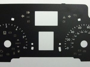 Avensis MK3 (Released approx 2008) KMH to MPH Conversion Dial for imported vehicle. Part No. C515