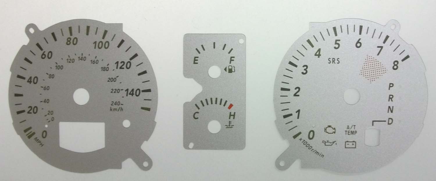 Outlander 2006. KMH to MPH Conversion Dial for imported vehicle. Part No. C533