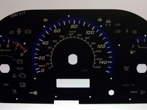 Forester and Impreza KMH to MPH Conversion Dial for imported vehicle. Part No. C541