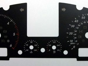 Touareg Diesel. KMH to MPH Conversion Dial for imported vehicle. Part No. C547