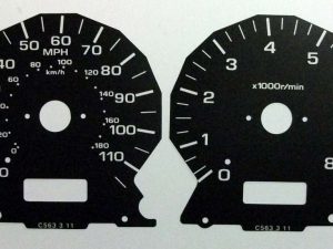 Subaru Legacy KMH to MPH Conversion Dial for imported / exported vehicle. Part No. C563