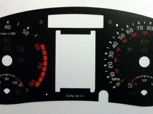 Fabia MK1 and Roomster (Petrol approx 1999 - 2007) Dials. Part No. C576