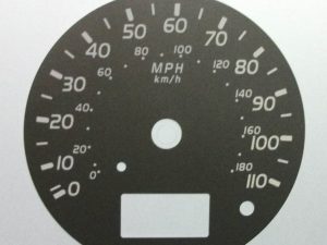 Micra. KMH to MPH Conversion Dial for imported vehicle. Part No. C642