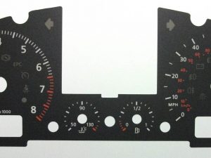 Touareg Petrol. KMH to MPH Conversion Dial for imported vehicle. Part No. C668