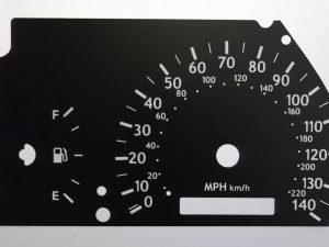 Avalon. KMH to MPH Conversion Dial for imported vehicle. Part No. C751