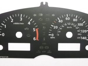 Navara / Pathfinder Dial. KMH to MPH Conversion Dial for imported vehicle. Part No. C762