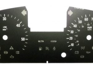 Primastar, Trafic, Vivaro. KMH to MPH Conversion Dial for imported vehicle. Part No. C764