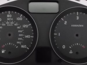 Volvo C30, S40 and V50 Diesel (2008-2012) KMH to MPH Conversion Dial for imported vehicle. Part No. C769