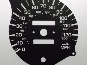 Land Cruiser. KMH to MPH Conversion Dial for imported vehicle. Part No. C843