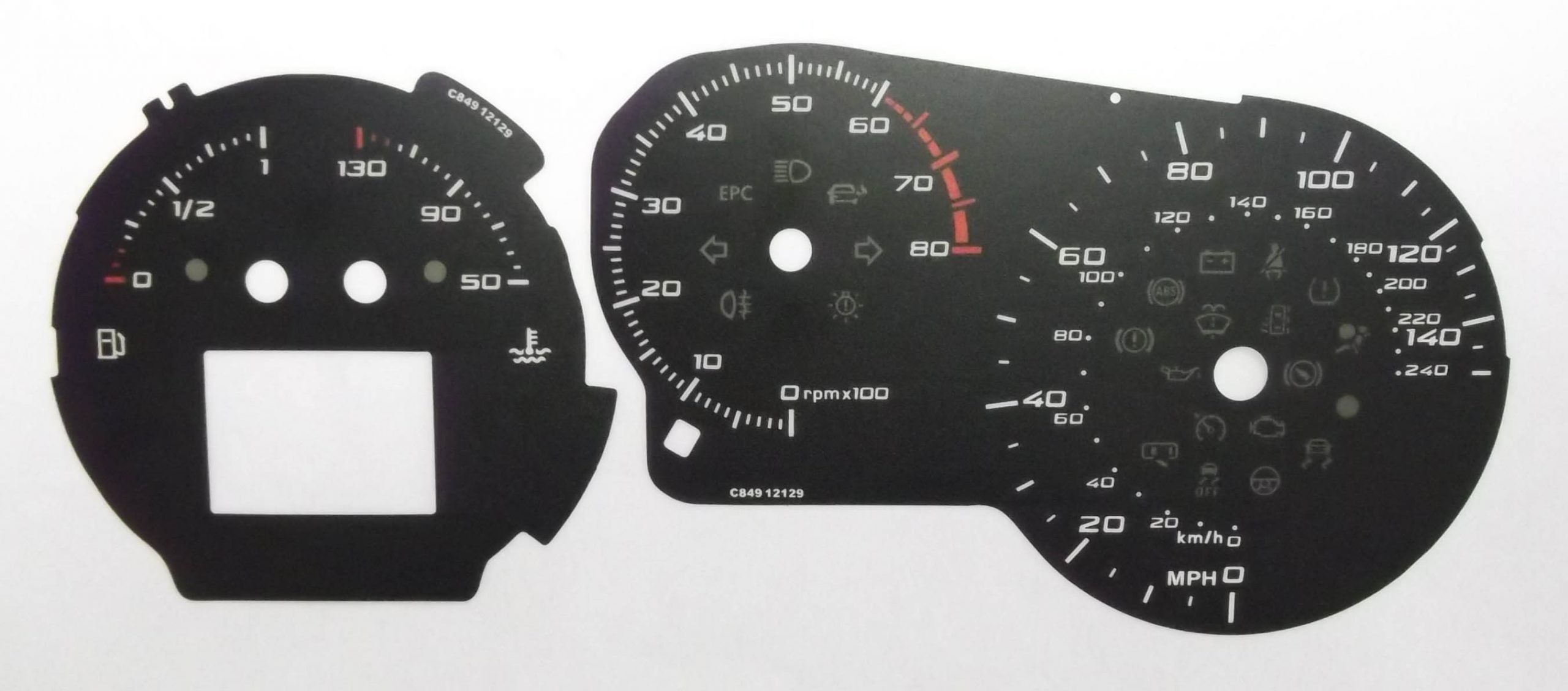 Leon and Altea Petrol Dials. Part No. C849