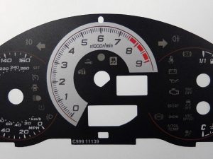 GT86 & BRZ. KMH to MPH Conversion Dial for imported vehicle. Part No. C999