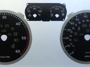 Golf Mk5. Diesel. 160 MPH. Revs: red line 4500 - 6000. For imported vehicle. Part No. C084