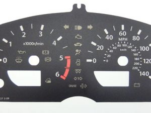 Navara / Pathfinder Dial. KMH to MPH Conversion Dial for imported vehicle. Part No. C227