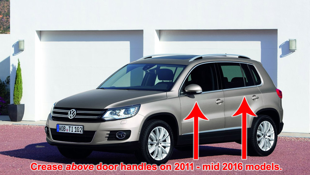 Tiguan Mk1 Stripe Sill Protectors Part No. K75S - Image 3