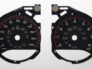 Mercedes C63 AMG KMH to MPH Conversion Dial for imported vehicle. Part No. C1579DOT