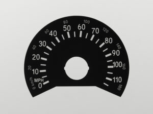 HR-V / Vezel (also fits a Jazz and Fit) KMH to MPH Conversion Dial for imported / exported vehicle. Part No. C1820