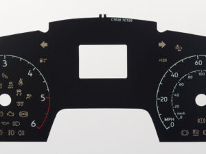 Ford Transit KMH to MPH Conversion Dial for imported vehicle. Part No. C1938