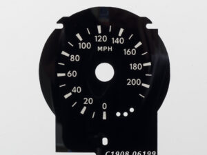 Lexus GS F KMH to MPH Conversion Dial for imported vehicle. Part No. C1908