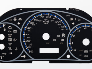 Subaru Exiga, KMH to MPH Conversion Dial for imported / exported vehicle. Part No. C1998