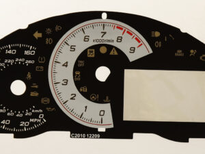 Toyota GT86 & Subaru BRZ. KMH to MPH Conversion Dial for imported vehicle. Part No. C2010
