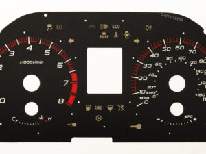 Subaru Forester & Exiga Petrol, KMH to MPH Conversion Dial for imported / exported vehicle. Part No. C2014