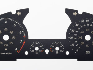 VW Touareg W12. KMH to MPH Conversion Dial for imported vehicle. Part No. C846