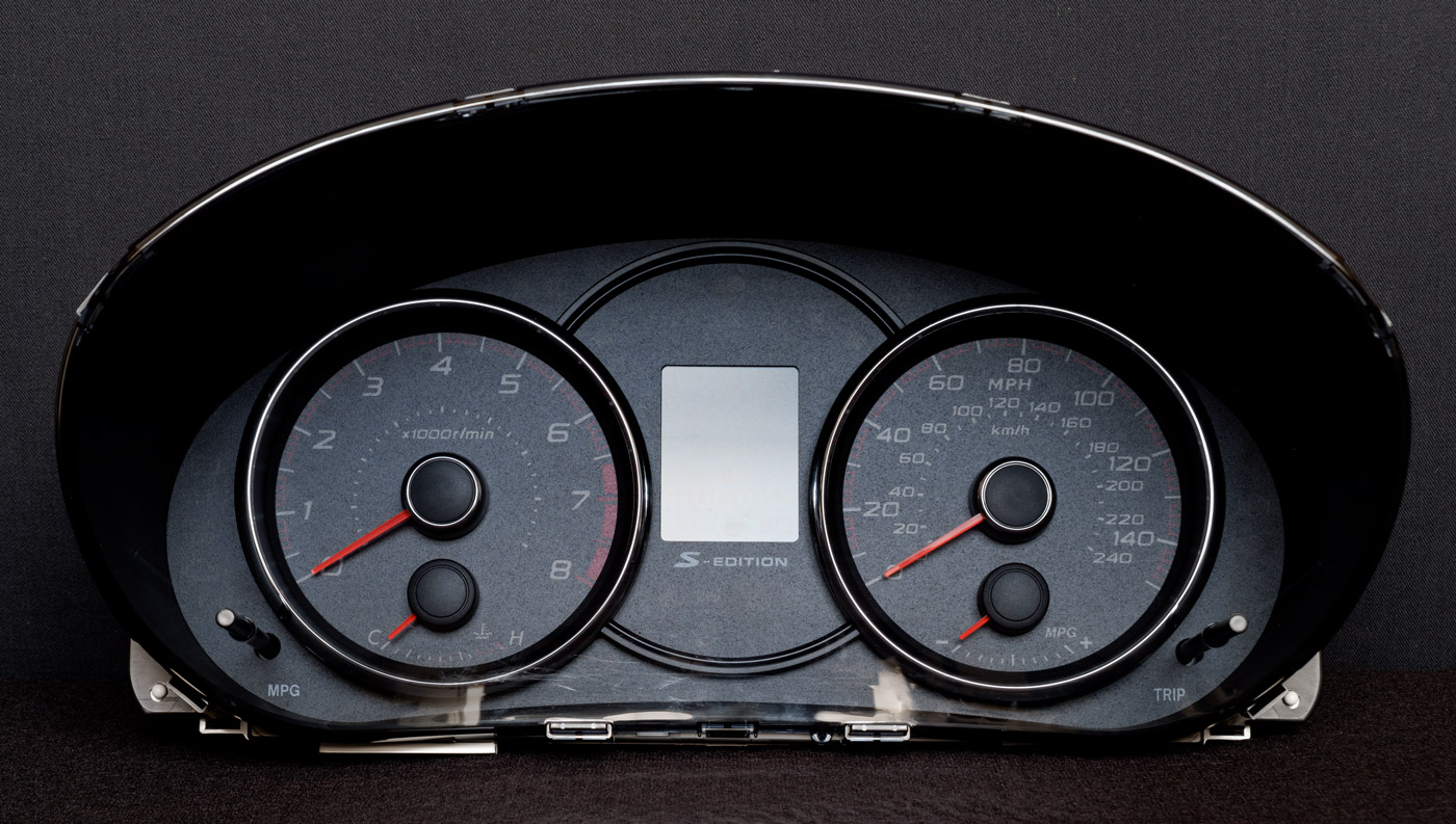 Subaru Forester S-Edition & Exiga KMH to MPH Conversion Dial for imported vehicle. Part No. C2021 - Image 2