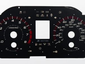 Subaru Forester S-Edition & Exiga KMH to MPH Conversion Dial for imported vehicle. Part No. C2021