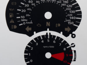 BMW F800 KMH to MPH Conversion Dial for imported vehicle. Part No. C2022