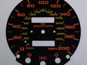 Ferrari 288 GTO KMH to MPH Conversion Dial for Imported Vehicle. Part No. C2019