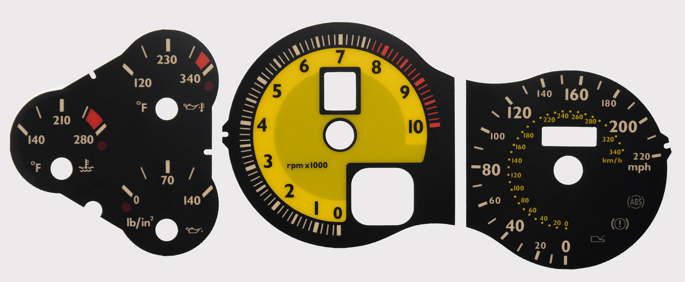 Ferrari 575 MPH Dial Face Set Part No. 8067