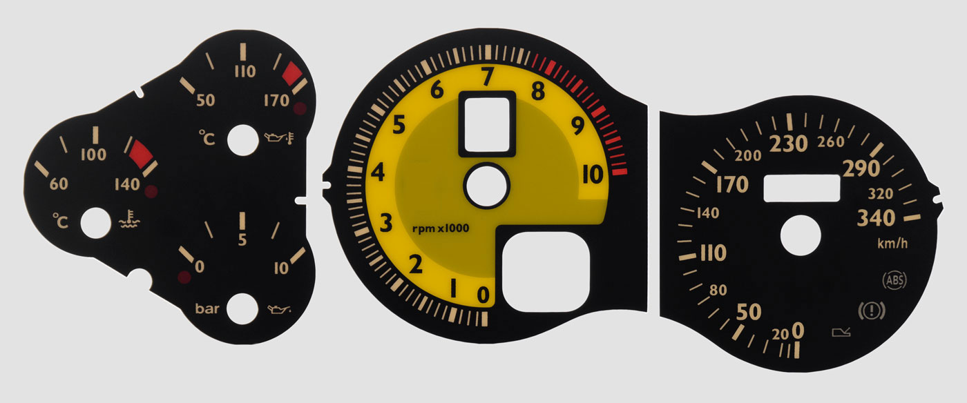 Ferrari 575 KMH Dial Face Set Part No. 8068