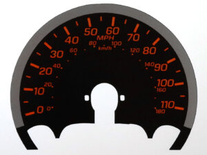 Honda Fit / Jazz. KMH to MPH Conversion Dial for imported vehicle. Part No. C2048