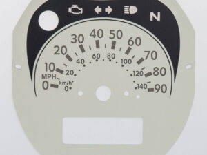 Honda Super Cub KMH to MPH Conversion Dial for imported vehicle. Part No. C2081