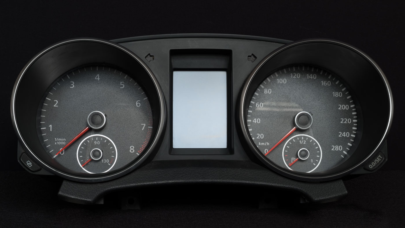 Golf Mk6 285KMH MPH to KMH Conversion Dial for imported vehicle. Part No. C422 - Image 3