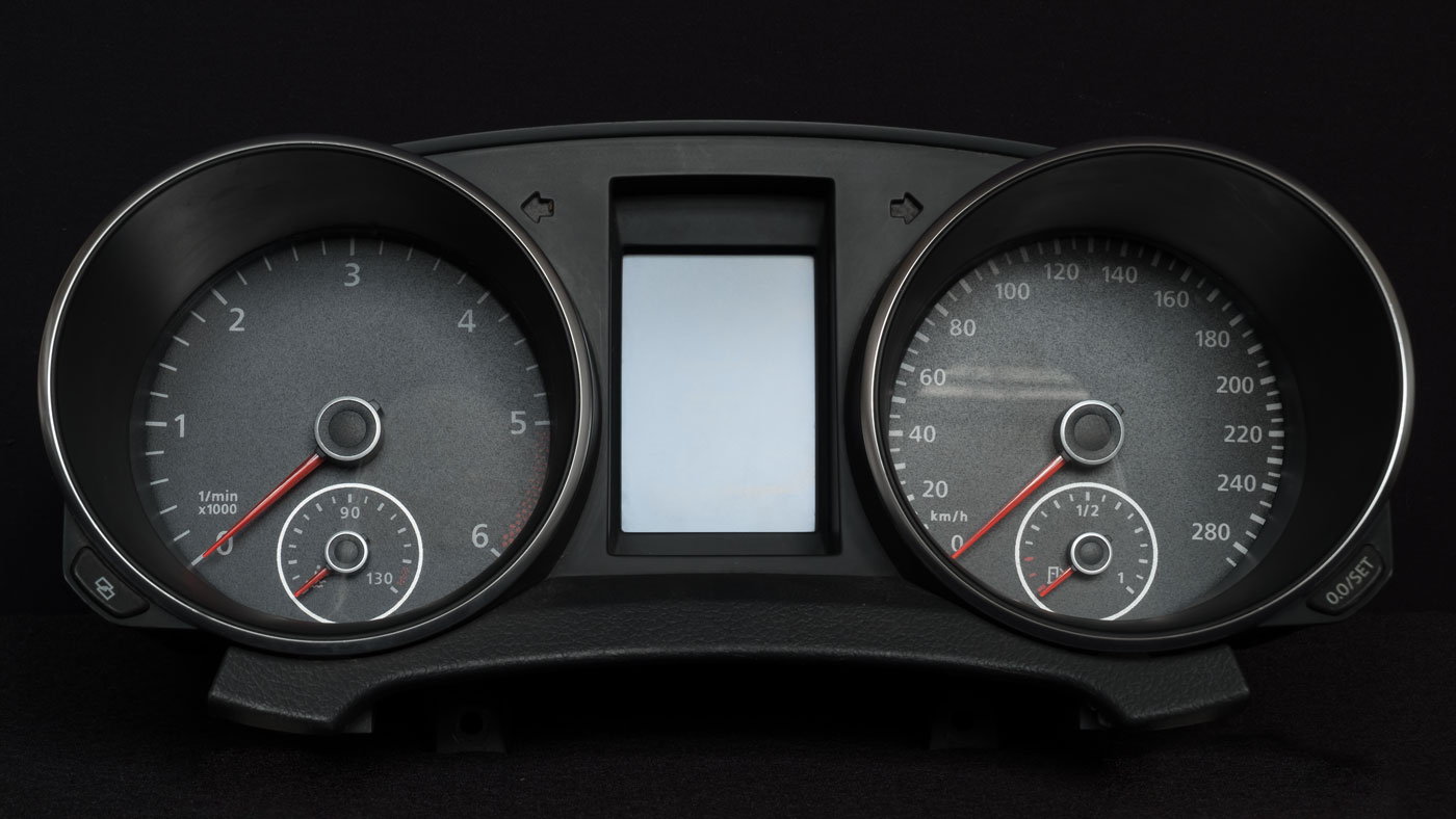 Golf Mk6 285KMH MPH to KMH Conversion Dial for imported vehicle. Part No. C422 - Image 2