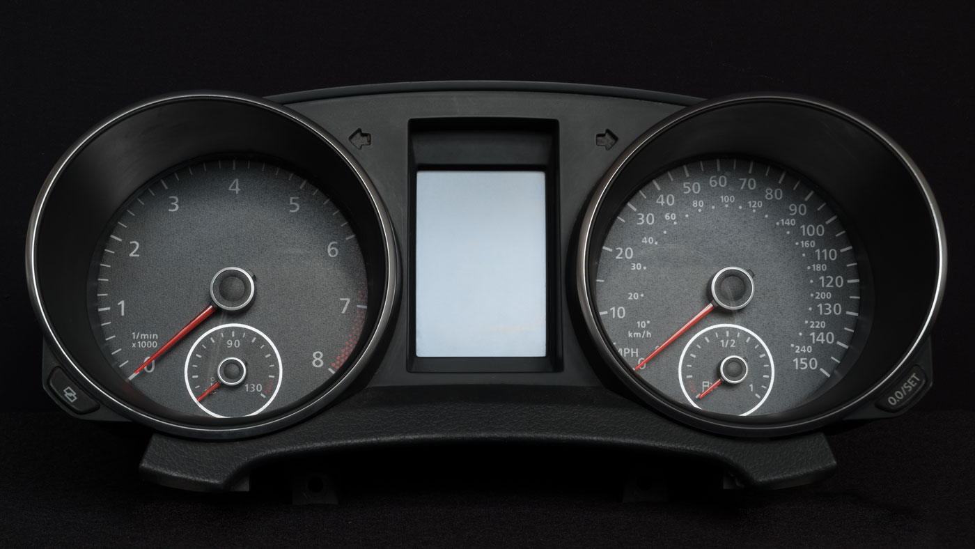 Golf MK6, Sharan & Touran 150MPH / 240KMH KMH to MPH Conversion Dial for imported vehicle. Part No. C472 - Image 3