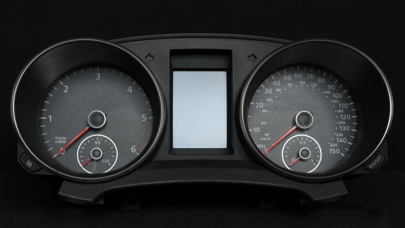 Golf MK6, Sharan & Touran 150MPH / 240KMH KMH to MPH Conversion Dial for imported vehicle. Part No. C472 - Image 2