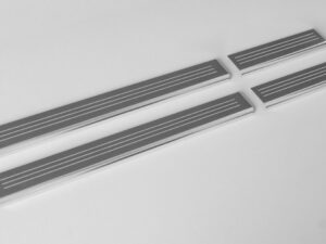 Land Rover Discovery 3 & 4 (Stripe Etch) Sill Protectors Part No. K41