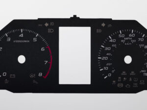Mitsubishi Eclipse KMH to MPH Conversion Dial for imported / exported vehicle. Part No. C2088