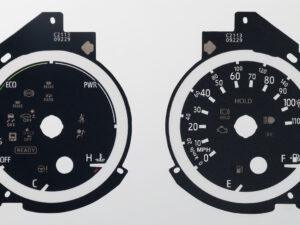 Toyota Harrier. KMH to MPH Conversion Dial for imported vehicle. Part No. C2113