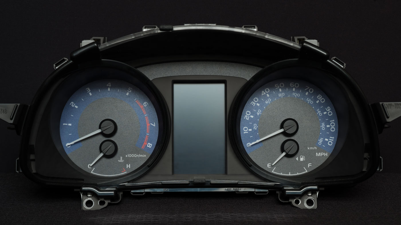 Toyota Auris. KMH to MPH Conversion Dial for imported vehicle. Part No. C2111 - Image 2