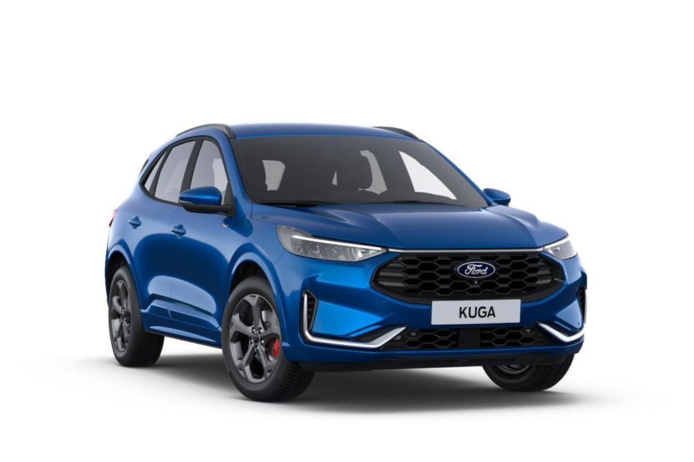Protection Seuil Chargement Ford Kuga 3 ST-Line Vignale 2019-2024 - Film Anti-Rayures Carbone Noir