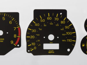 Evolution 4, 5 & 6 Dials. 110MPH / 180KMH. Part No. 8450
