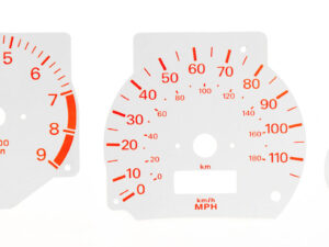 Evolution 4, 5 & 6 Dials. 110MPH / 180KMH. Part No. 8450