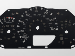 Toyota RAV4. KMH to MPH Conversion Dial for imported vehicle. Part No. C2121