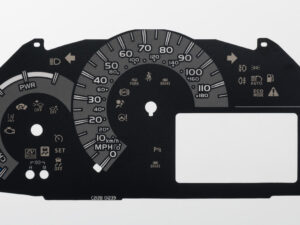 Toyota Yaris / Vitz Hybrid KMH to MPH Conversion Dial for imported / exported vehicle. Part No. C2128